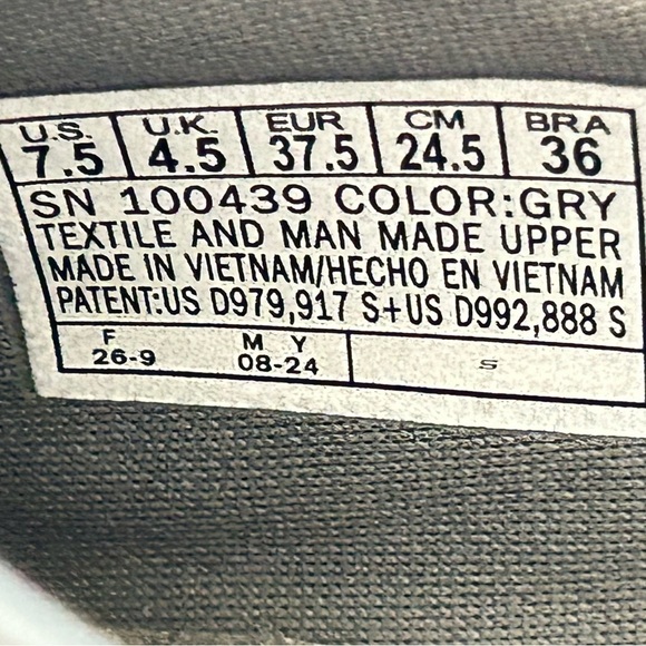 Skechers Womens Grey Newbury St Slip-Ins.Knit Memory Foam Sneakers Shoes SZ 7.5 - Picture 11 of 11